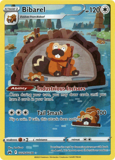 Image for Bibarel (GG25/GG70) (Crown Zenith: Galarian Gallery) - Pokemon