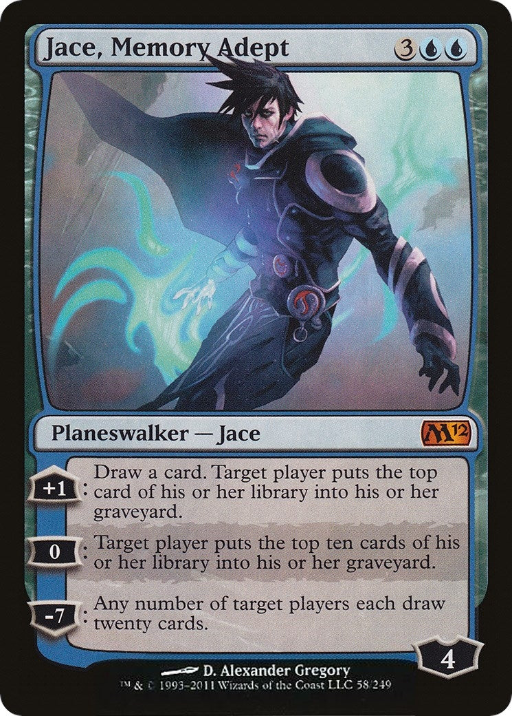 Jace, Memory Adept (58) (Magic 2012 (M12))
