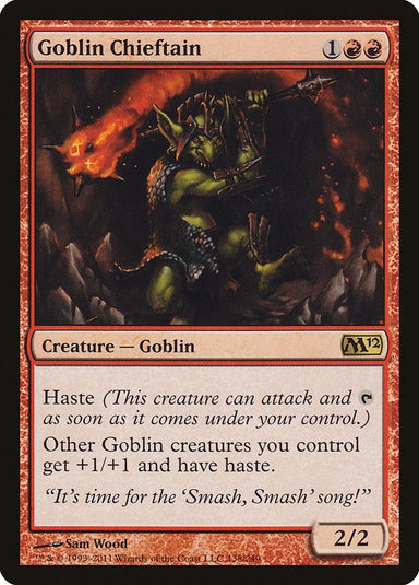 Image for Goblin Chieftain (138) (Magic 2012 (M12)) - Magic: The Gathering