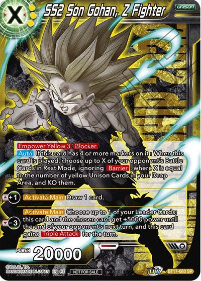 BT17-083  - SS2 Son Gohan, Z Fighter (Championship 2022 Celebration Pack)