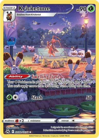 Image for Kricketune (GG02/GG70) (Crown Zenith: Galarian Gallery) - Pokemon