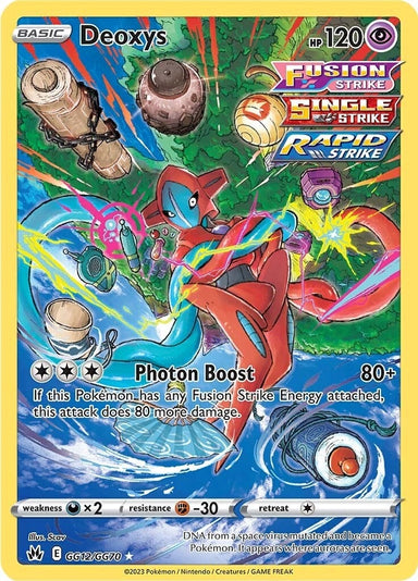 Image for Deoxys (GG12/GG70) (Crown Zenith: Galarian Gallery) - Pokemon