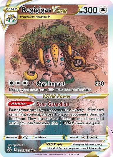 Image for Regigigas VSTAR (GG55/GG70) (Crown Zenith: Galarian Gallery) - Pokemon