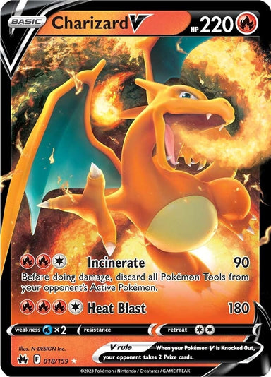 Image for Charizard V (018/159) (Crown Zenith) - Pokemon