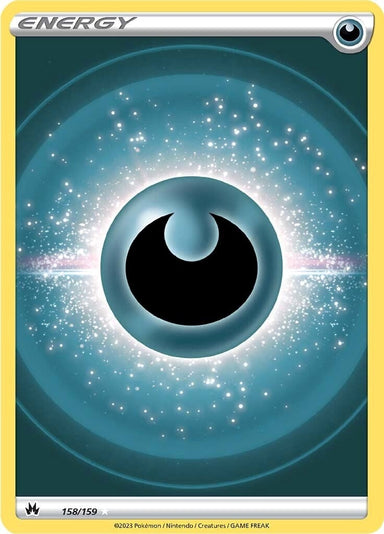 Image for Darkness Energy (Texture Full Art) (158/159) (Crown Zenith) - Pokemon