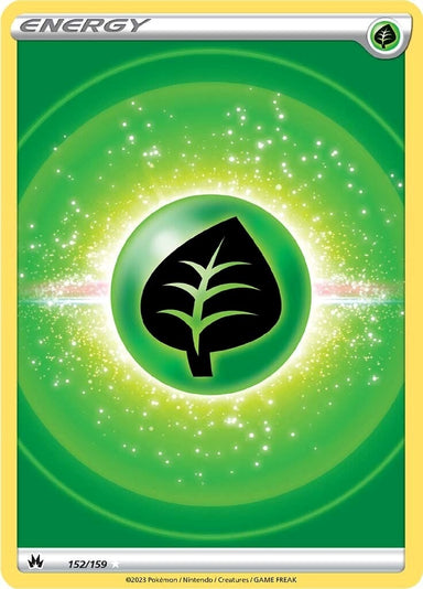 Image for Grass Energy (Texture Full Art) (152/159) (Crown Zenith) - Pokemon