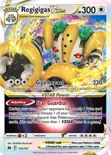 Image for Regigigas VSTAR (114/159) (Crown Zenith) - Pokemon