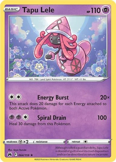 Image for Tapu Lele (064/159) (Crown Zenith) - Pokemon