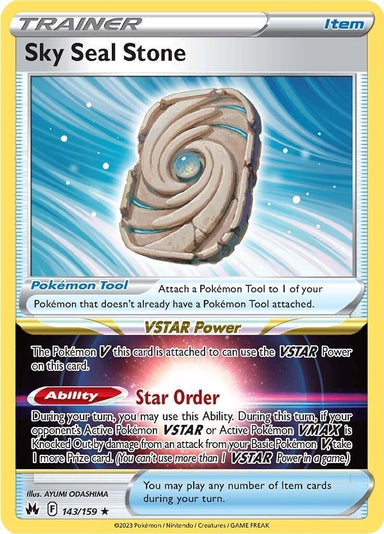 Image for Sky Seal Stone (143/159) (Crown Zenith) - Pokemon