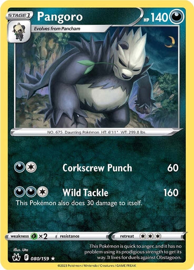 Image for Pangoro (080/159) (Crown Zenith) - Pokemon