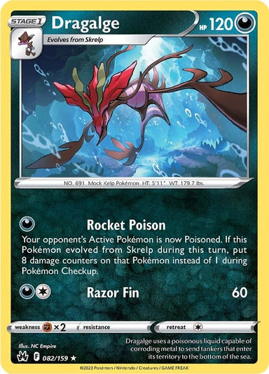 Image for Dragalge (082/159) (Crown Zenith) - Pokemon