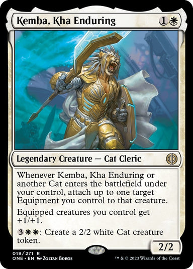 Image for Kemba, Kha Enduring (19) (Phyrexia: All Will Be One) - Magic: The Gathering