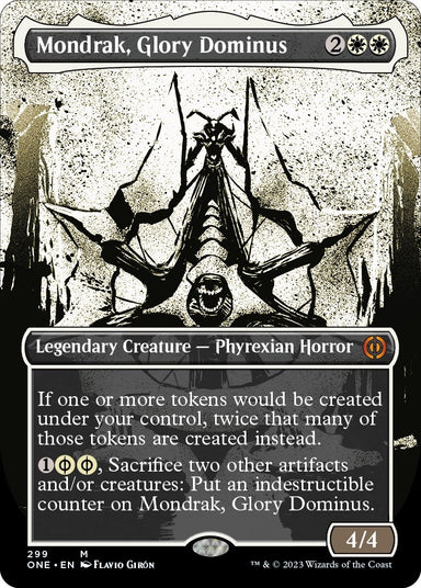Image for Mondrak, Glory Dominus (Showcase) (299) (Phyrexia: All Will Be One) - Magic: The Gathering