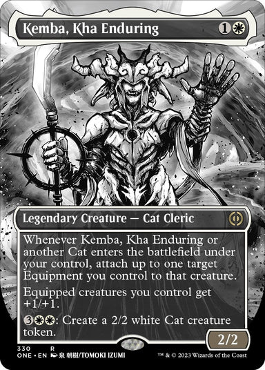 Image for Kemba, Kha Enduring (Borderless) (330) (Phyrexia: All Will Be One) - Magic: The Gathering