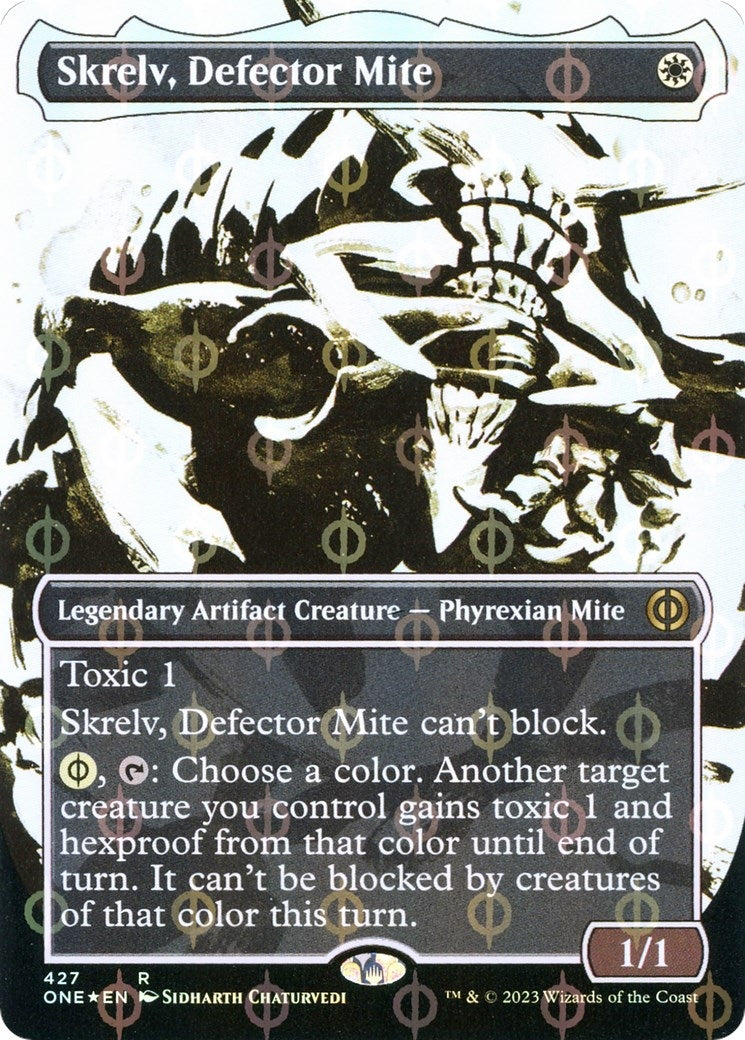 Image for Skrelv, Defector Mite (Showcase) (Step-and-Compleat Foil) (427) (Phyrexia: All Will Be One) - Magic: The Gathering