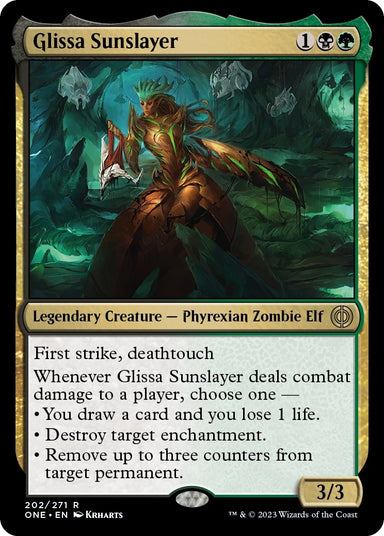 Image for Glissa Sunslayer (202) (Phyrexia: All Will Be One) - Magic: The Gathering