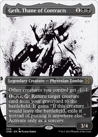Image for Geth, Thane of Contracts (Showcase) (306) (Phyrexia: All Will Be One) - Magic: The Gathering