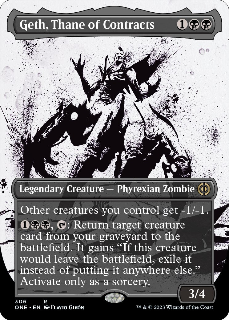 Image for Geth, Thane of Contracts (Showcase) (306) (Phyrexia: All Will Be One) - Magic: The Gathering
