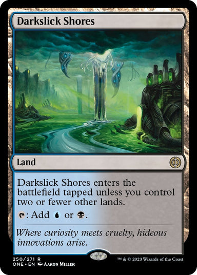Image for Darkslick Shores (250) (Phyrexia: All Will Be One) - Magic: The Gathering
