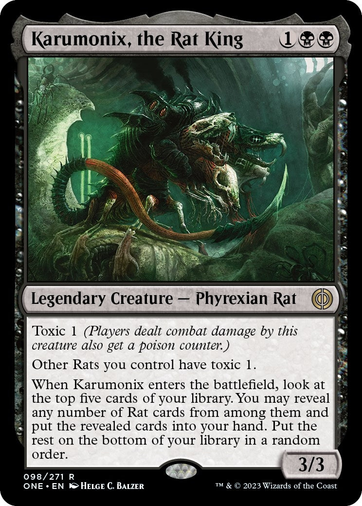 Karumonix, the Rat King (98) (Phyrexia: All Will Be One)
