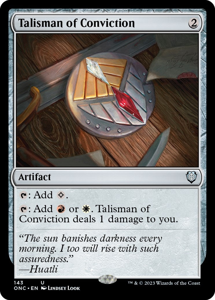 Image for Talisman of Conviction (143) - Magic: The Gathering