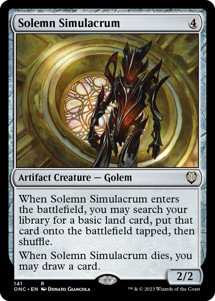 Image for Solemn Simulacrum (141) - Magic: The Gathering