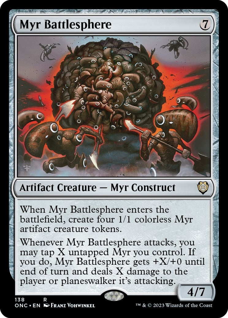 Image for Myr Battlesphere (138) - Magic: The Gathering