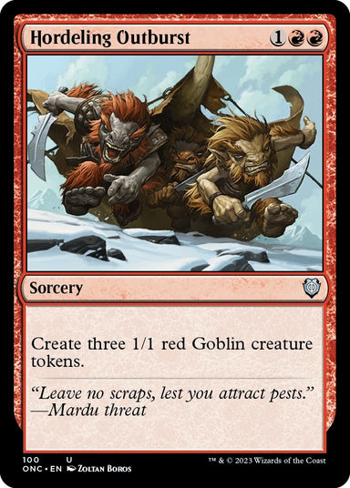 Image for Hordeling Outburst (100) - Magic: The Gathering
