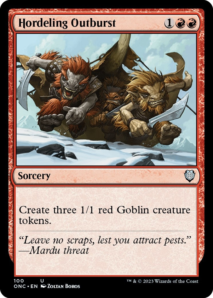 Image for Hordeling Outburst (100) - Magic: The Gathering
