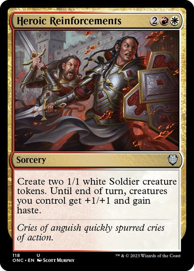 Image for Heroic Reinforcements (118) - Magic: The Gathering