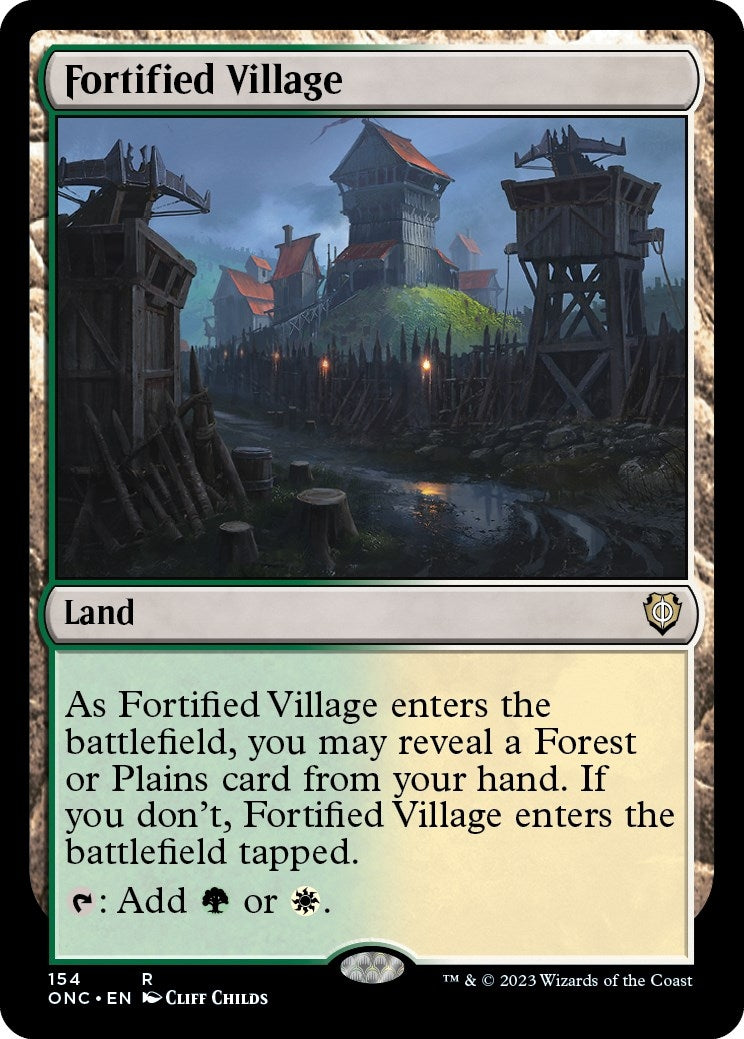 Image for Fortified Village (154) - Magic: The Gathering