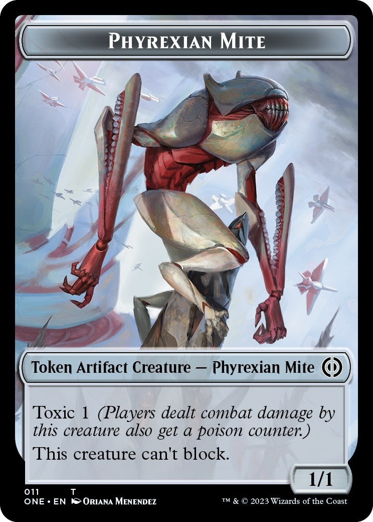 Image for Phyrexian Mite // Phyrexian Insect Double-Sided Token (11 // 15) - Magic: The Gathering