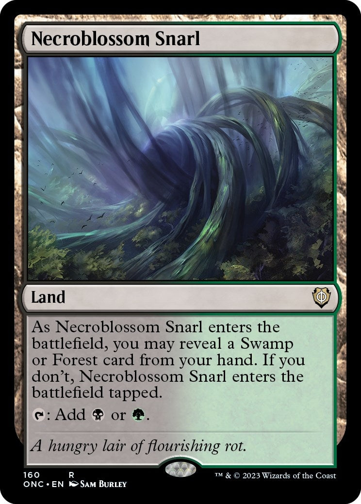 Image for Necroblossom Snarl (160) - Magic: The Gathering