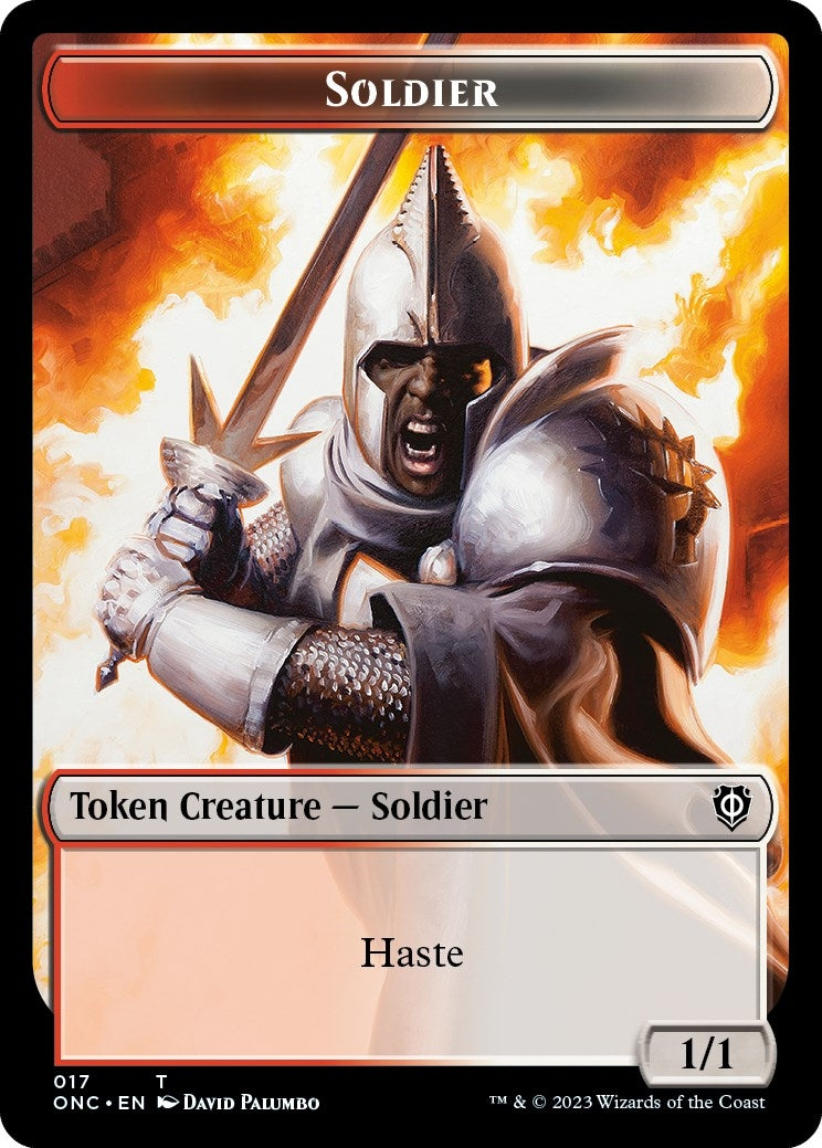 Image for Soldier (017) // Eldrazi Double-Sided Token (17 // 1) - Magic: The Gathering