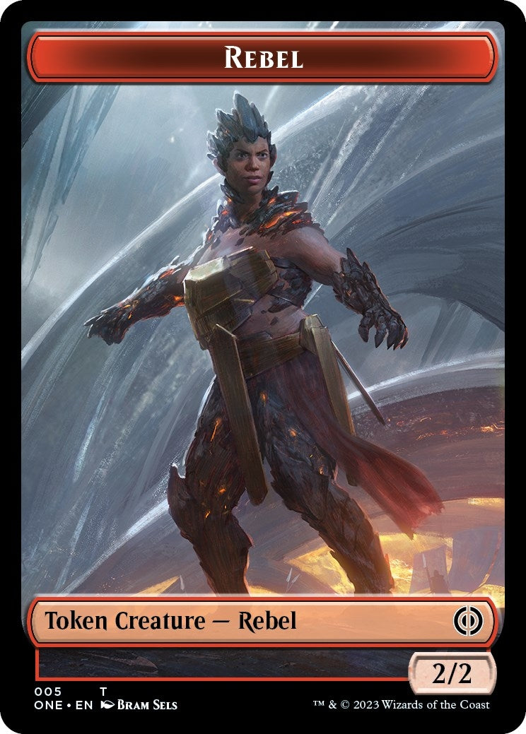Image for Rebel // Goblin Double-Sided Token (5 // 11) - Magic: The Gathering