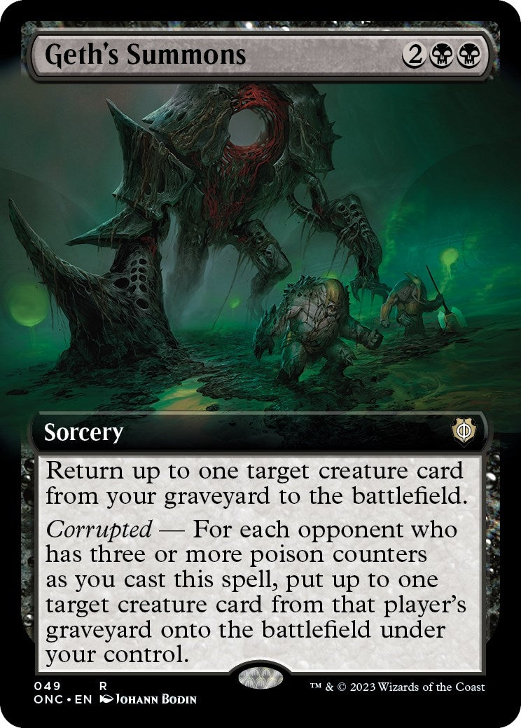 Image for Geth's Summons (Extended Art) (49) - Magic: The Gathering