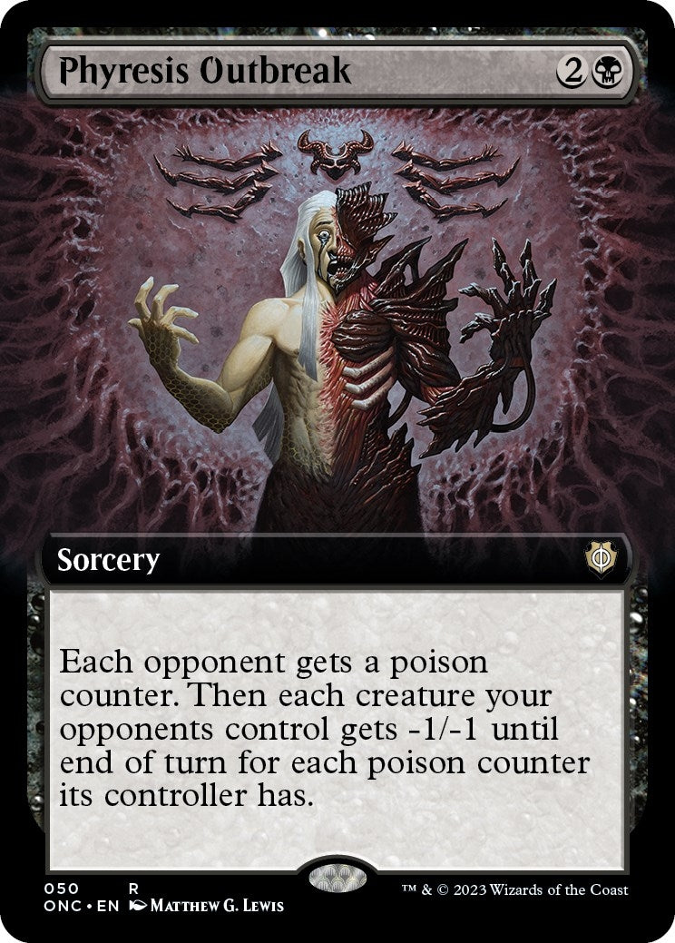 Image for Phyresis Outbreak (Extended Art) (50) - Magic: The Gathering