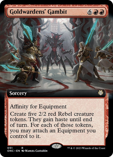 Image for Goldwardens' Gambit (Extended Art) (51) - Magic: The Gathering