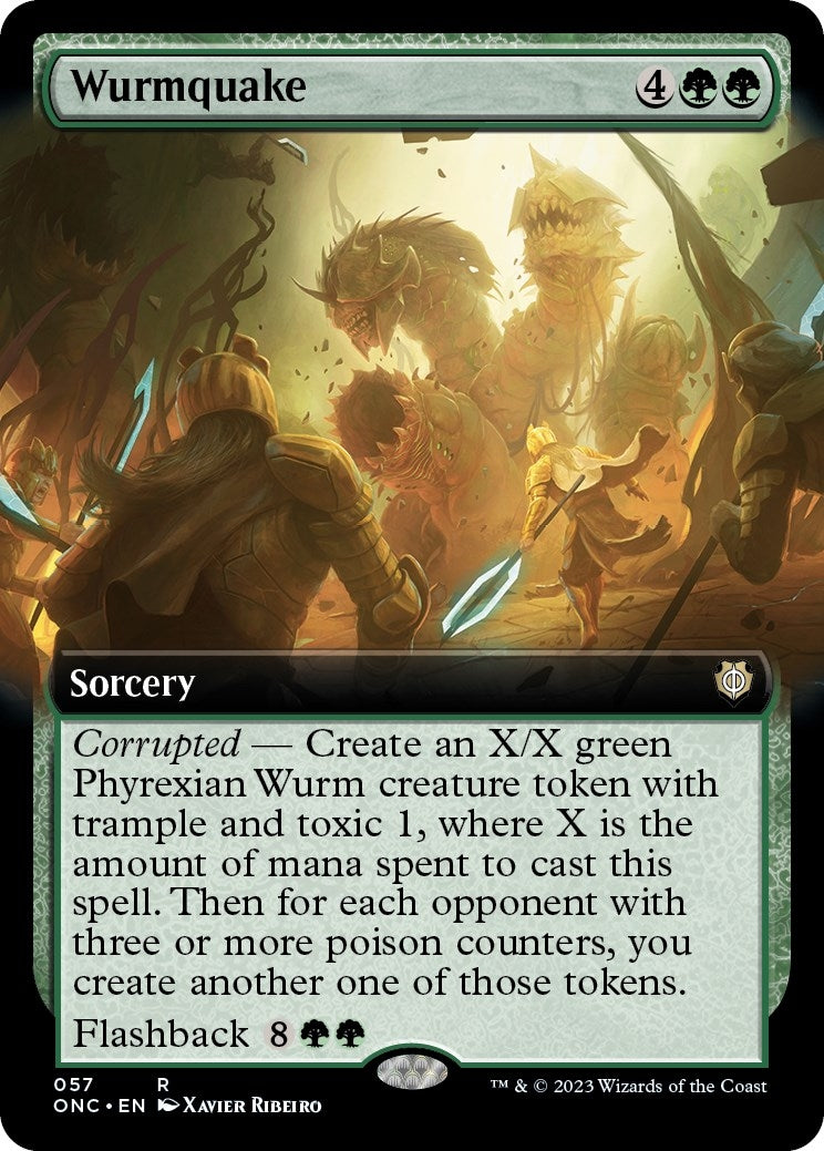 Image for Wurmquake (Extended Art) (57) - Magic: The Gathering