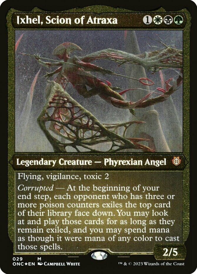 Image for Ixhel, Scion of Atraxa (Display Commander) (Foil Etched) - Thick Stock (29) - Magic: The Gathering