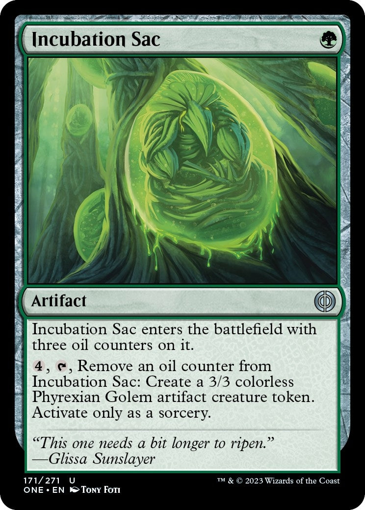 Image for Incubation Sac (171) (Phyrexia: All Will Be One) (ONE) - Magic: The Gathering