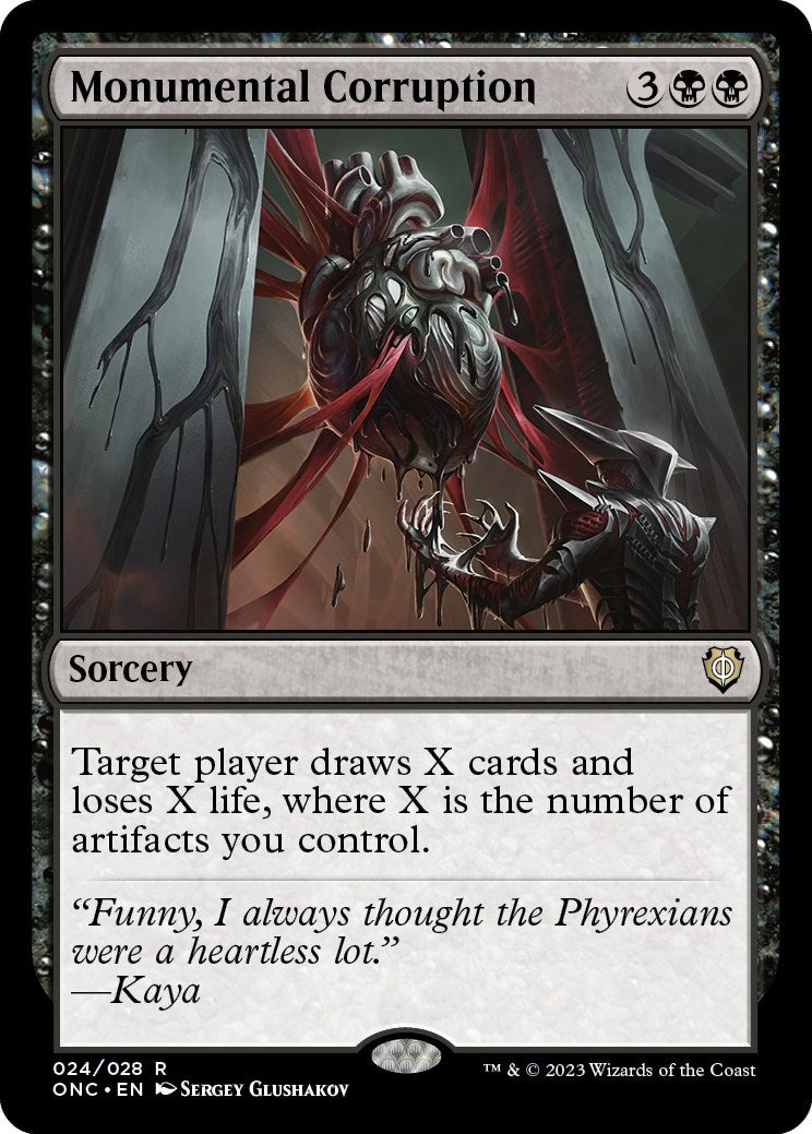 Image for Monumental Corruption (24) - Magic: The Gathering