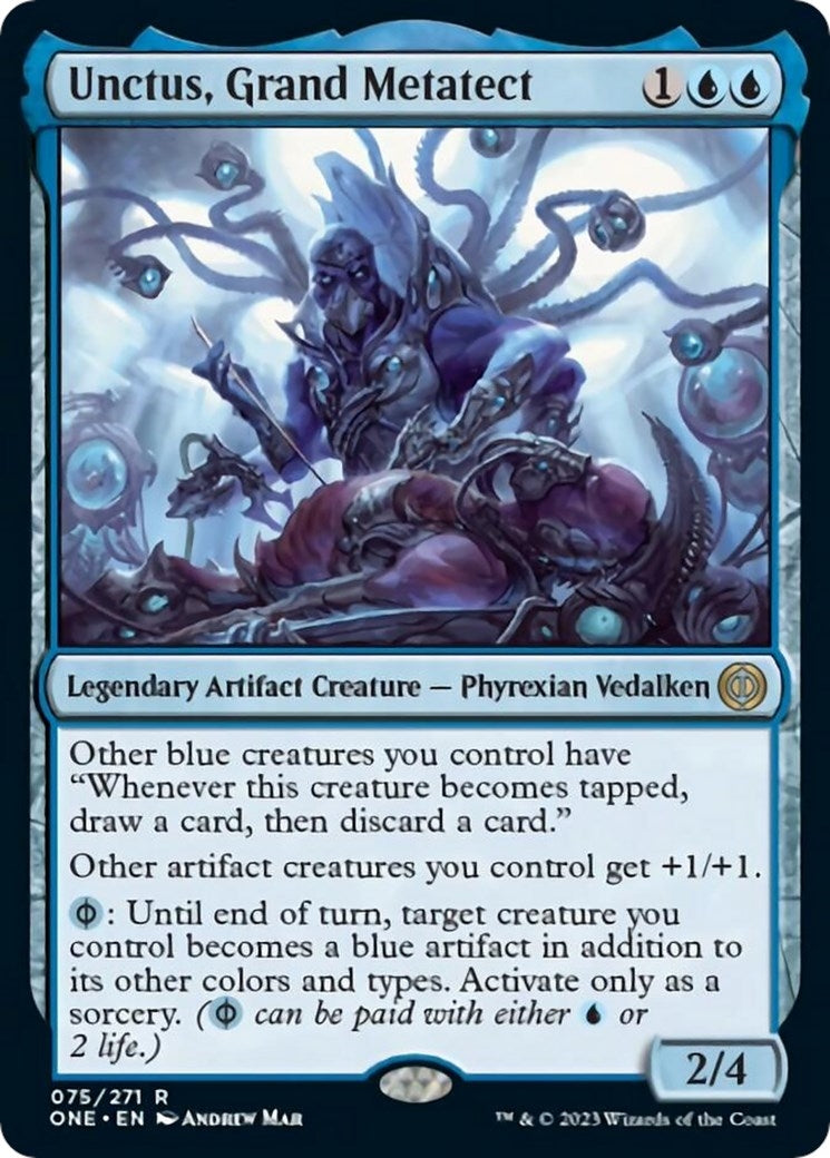 Image for Unctus, Grand Metatect (75) (Phyrexia: All Will Be One) (ONE) - Magic: The Gathering