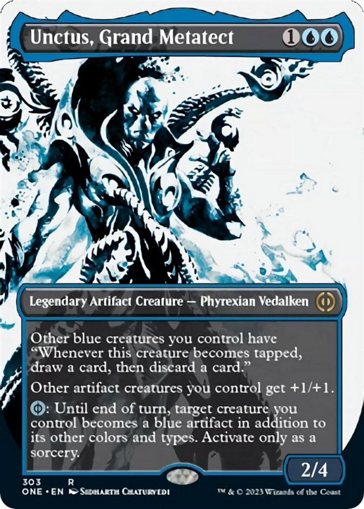 Image for Unctus, Grand Metatect (Showcase) (303) (Phyrexia: All Will Be One) (ONE) - Magic: The Gathering