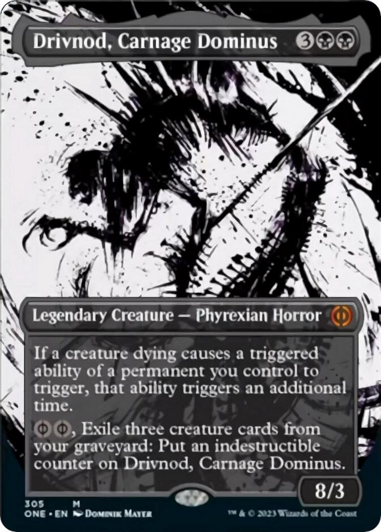Drivnod, Carnage Dominus (Showcase) (305) (Phyrexia: All Will Be One)