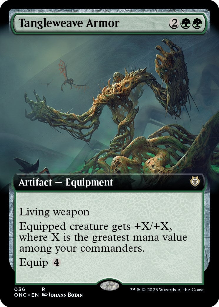 Image for Tangleweave Armor (Extended Art) (36) - Magic: The Gathering