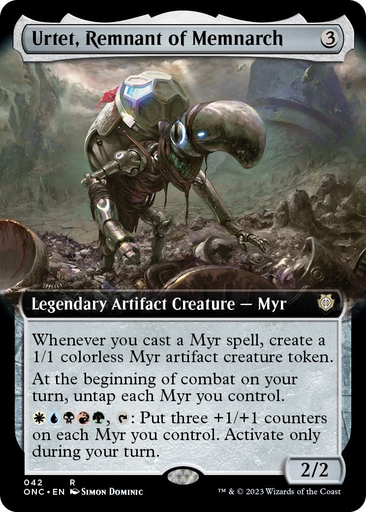 Image for Urtet, Remnant of Memnarch (Extended Art) (42) - Magic: The Gathering