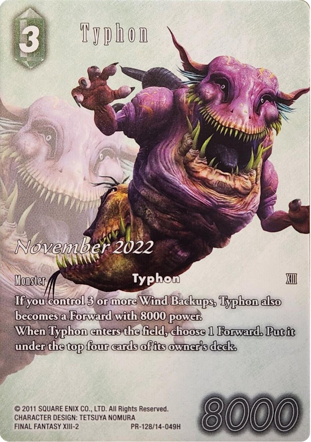 Image for Typhon (November 2022) (PR-128/17-055H) (FF: Promo Cards) (PR) - Final Fantasy TCG