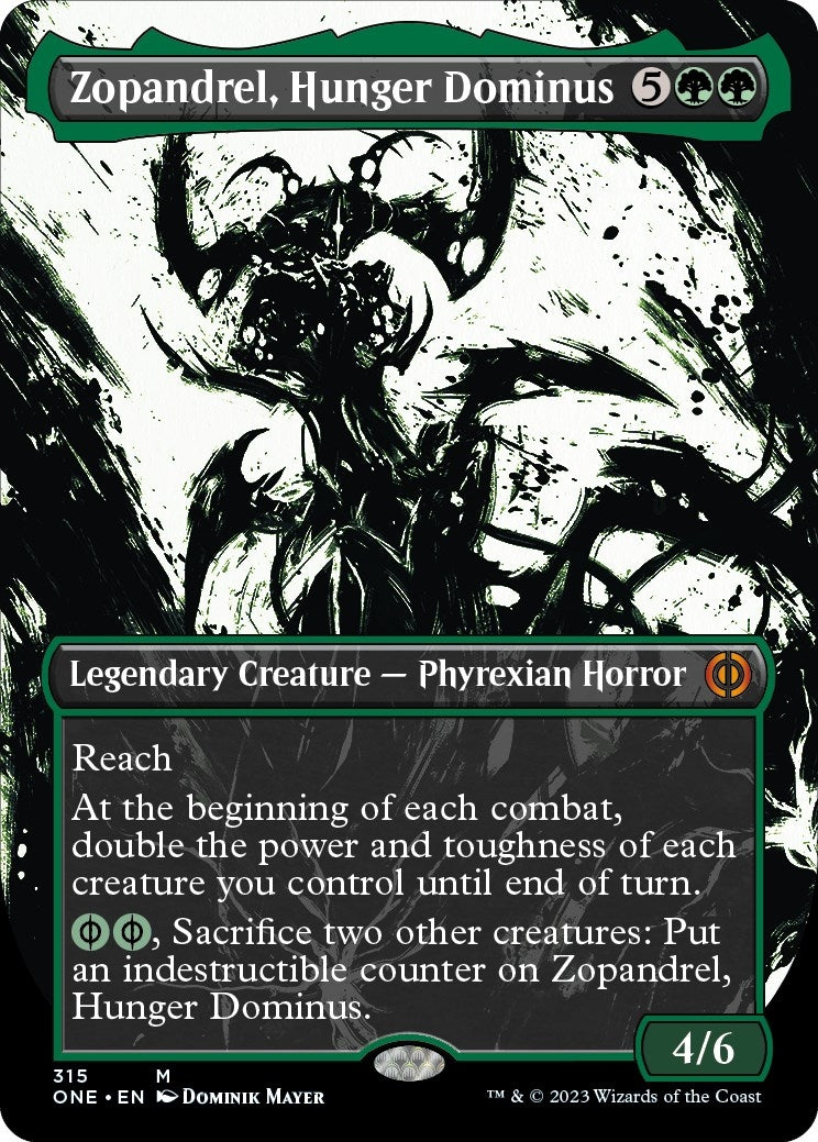Zopandrel, Hunger Dominus (Showcase) (315) (Phyrexia: All Will Be One)