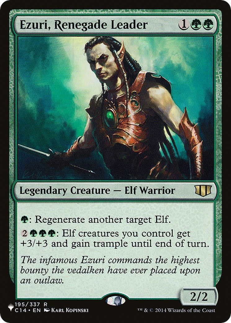 Ezuri, Renegade Leader (195/337) (The List Reprints)